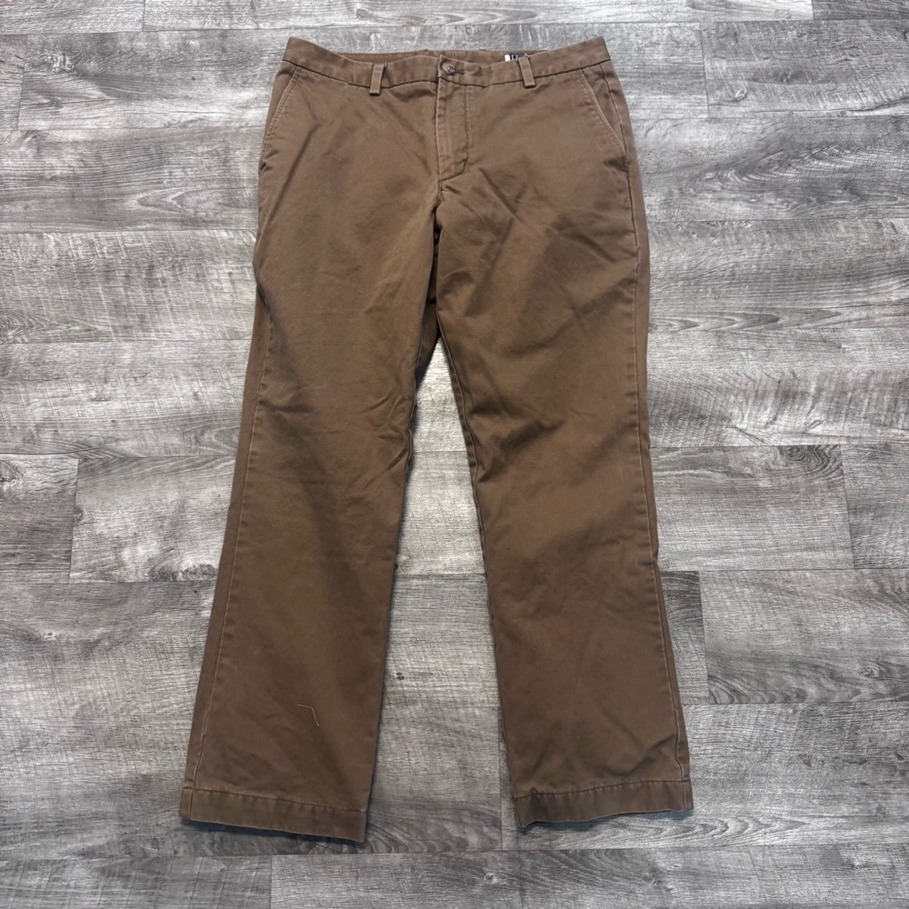 Vineyard Vines Slim Fit Breaker Pant Khaki Lined Straight Leg Mens Sz. 33x30